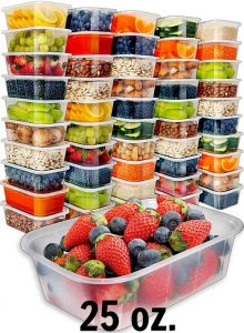 .com: Glad Holiday Food Storage Containers, Large Rectangle (64 Oz)  -3 Count  Holiday Tupperware, Plastic Food Container, Meal Prep Container, Plastic  Containers with Lids : Home & Kitchen